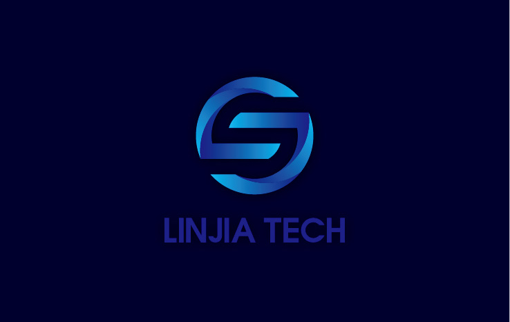 上海霖嘉電子科技logo設(shè)計案例_科技電子logo設(shè)計